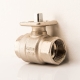 Top Flanged Brass Ball Valve